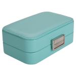 Customized Logo Rectangle Rzj P001 Portable Travel Jewelry Box