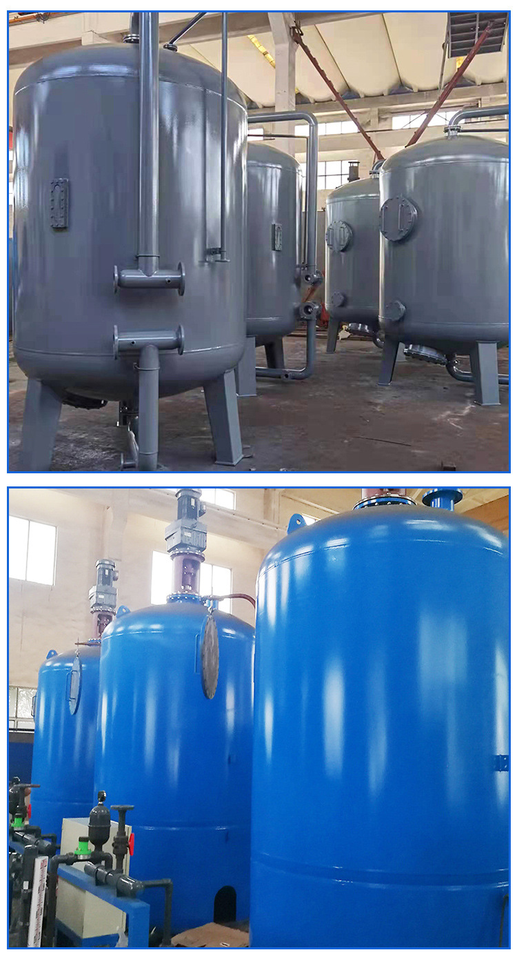 Automatic Carbon Steel Quartz Sand Filter Activated Carbon Manganese Shallow Sand