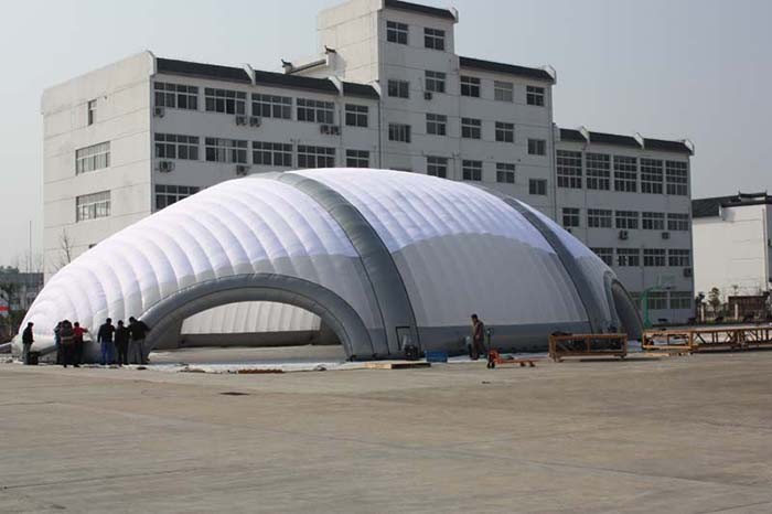 EN71 0.55mm PVC Large Trade Show Exhibition Inflatable Tent For Advertising