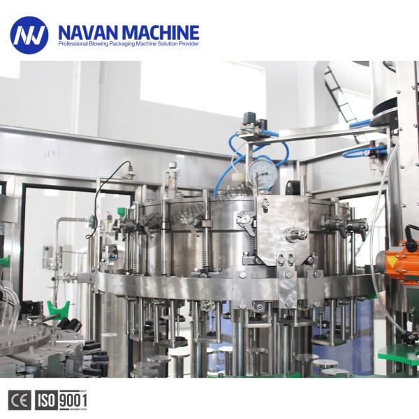 Auto Glass Bottle Carbonated Drink Washing Filling Capping Machine Line