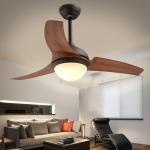 64 Inch luxury Nordic Ceiling Fans American retro ceiling fan creative 5 Blades