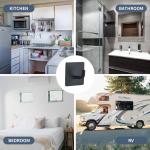 No Drilling Wall Mounted Stainless Steel Sticky Hangers Wall Hooks Adhesive