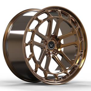 Wholesale Staggered Bronze 1Piece Forged Rims 20x9.5 And 20x10.5 For 2015 F06 BMW M6 Gran Coupe from china suppliers