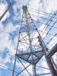 3 Legged Tubular Communication Steel Tower Galvanized