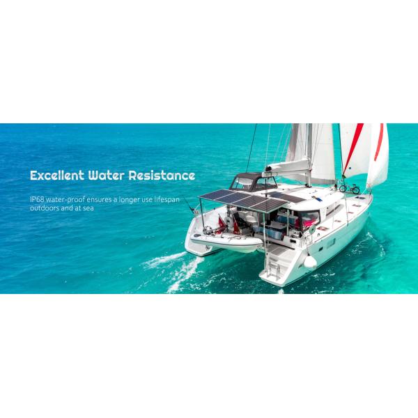 Monocrystalline PV Rigid Solar Panel Cell 12V 180W Compact