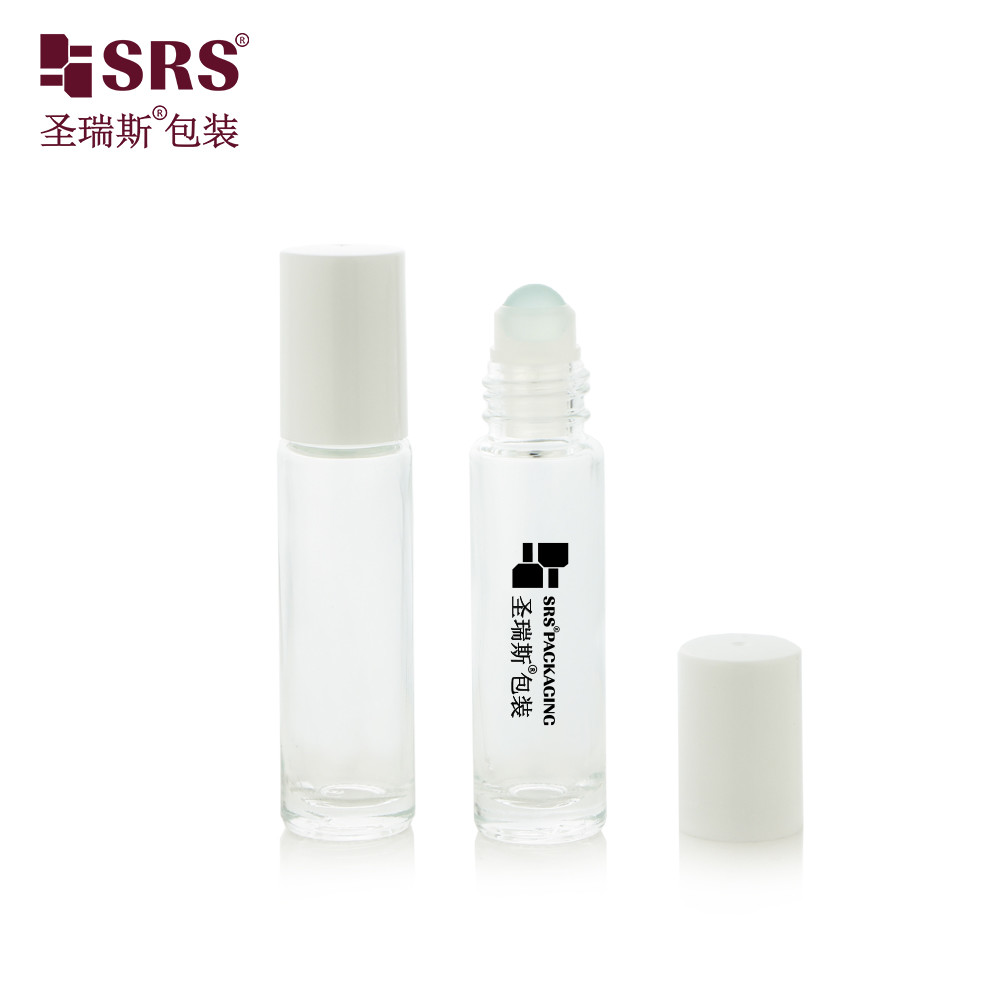 BLPM-10ML Matte Finished Clear Frosted Glass Roller Ball Bottle For Perfume Essential Oil Nail Care Oil Packaging No Leakage Wholesale