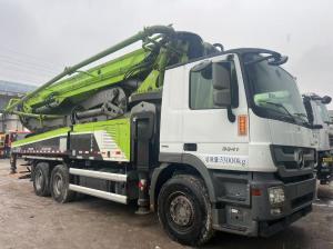 Wholesale Used 2018 Mercedes-Benz Chassis 49m Concrete Pump Truck Semi-Dry Shotcrete Type Maximum Cloth Height 48.7M from china suppliers