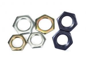 China Unchamfered Hexagon Thin Nut , 4.8 6.8 Grade Thin Lock Nuts DIN Standard on sale