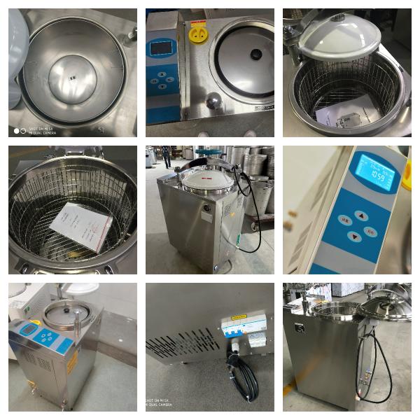 50 Litres Vertical Autoclave Machine LCD Touch Screen Display Steam Sterilizer Autoclave