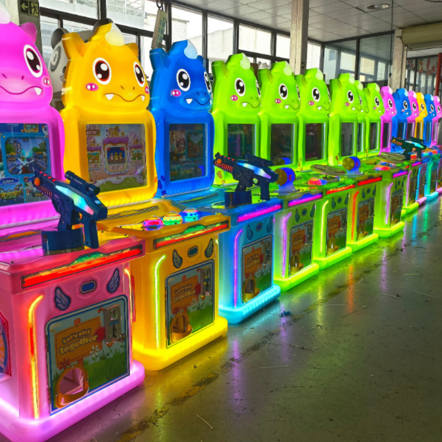 Dreamland factory sales baby racing car/ gun shooting/ pat music/ fishing/ panduora arcade kids game machine
