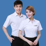 Formal Custom Business Shirts 55% Polyester 45% Cotton Sleeve Regular