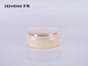 Wholesale 750ml Bamboo Paper Takeaway Salad Bowls With Lids from china suppliers