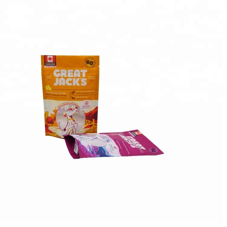 Food Grade Square Bottom Pouch Dog Packaging Disposable Paper Bag