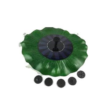 Green Solar Water Pump for Outdoor Garden Pool without Battery 7V 1.4W Max Head