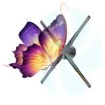 Spliced 65cm wifi light outdoor advertising machine 3D LED holographic display