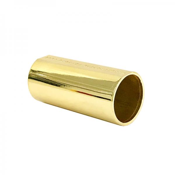 Quality Classic Zinc Alloy Gold Long Cylinder Shape Metal Zamac Perfume Bottle Cap for sale