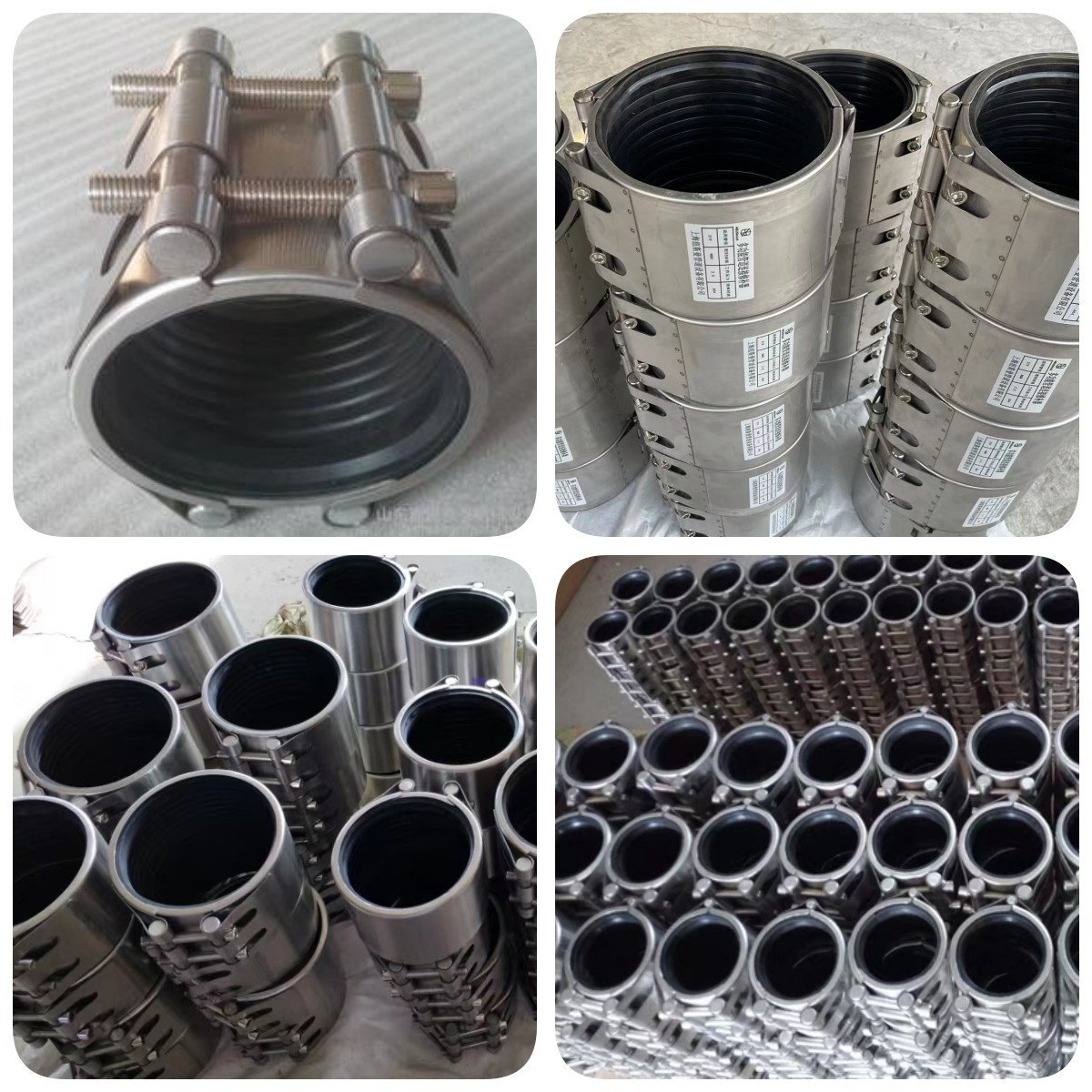 Full Circle Clamp Type Cracked Pipe Sealing Straps Up To 150 Psi Pressure Rating for High Pressure Pipes