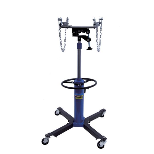 0.5T Car Repair Hydraulic Transmission Jack 820-1768mm Height + 4 Swivel Castors