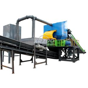 Wholesale Twin Shaft Shredder 300-22000Kg/Hour Aluminum Scrap Shredder from china suppliers