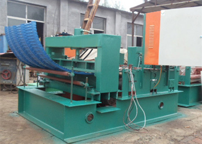 Colored Steel Roll Forming Production Line , Sheet Metal Bending Machine