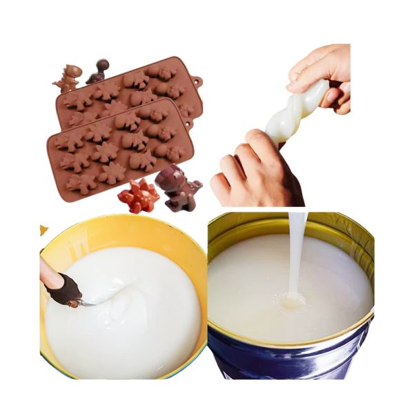 Food Safe Liquid Silicone For Molds Lsr Rubber Platinum Based Silicone 1:1 Raw Silicone Material