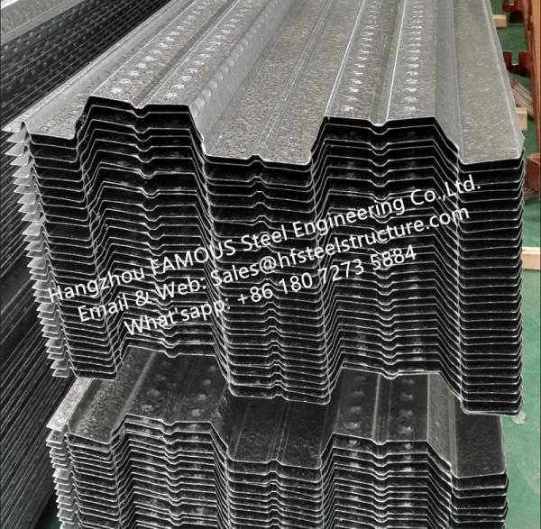 Hot Dipped Galvanized Corrugated Steel Plate Steel Floor Deck Sheet Panel