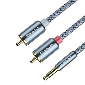 Wholesale 3.5MM TO 2 Male RCA Adapter Audio Stereo Cable 1M 2M 3M 5M from china suppliers