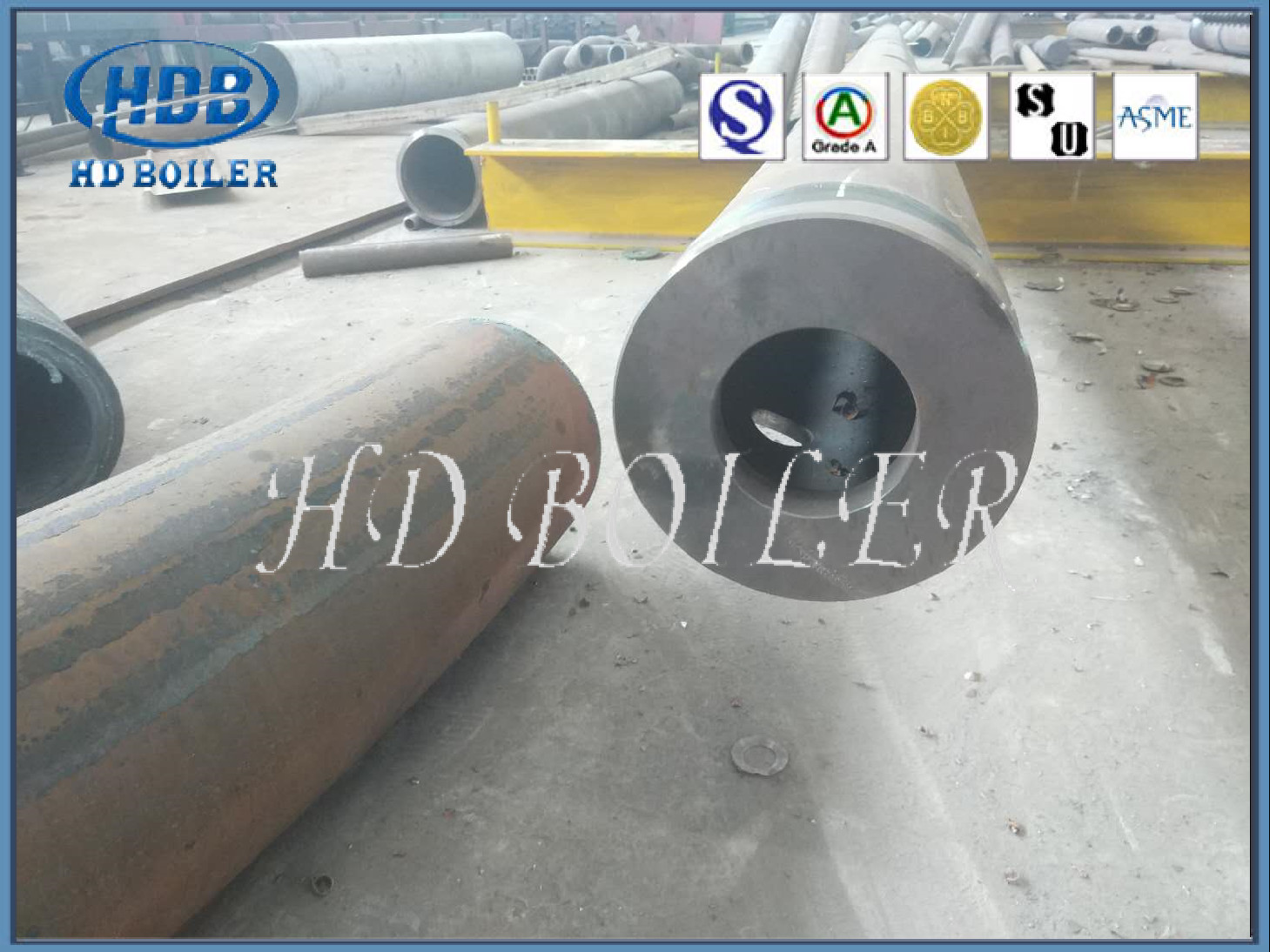 ASME Certification Boiler Manifold Headers Pressure Parts For CFB Boiler