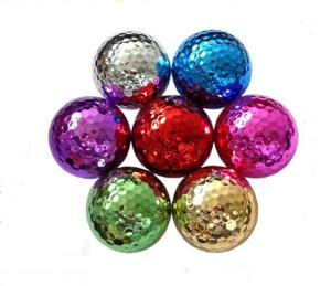 Wholesale golf ball metallic electroplated , golf ball from china suppliers