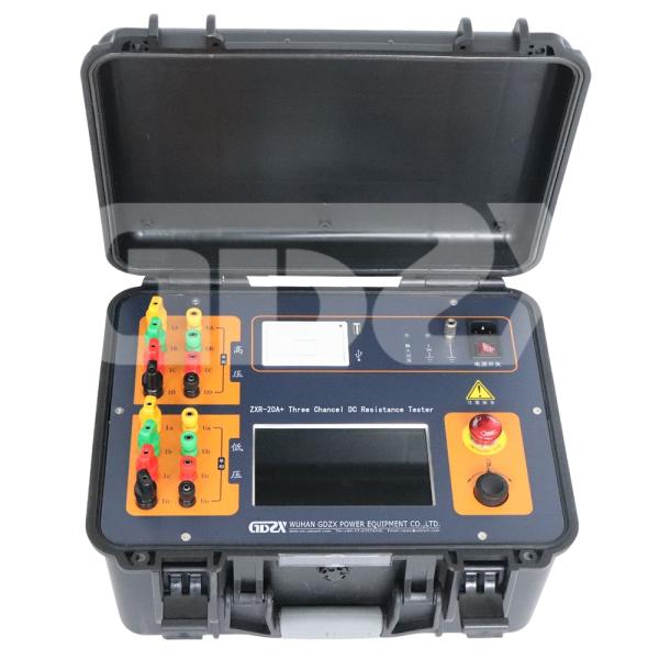 ZXR-20A+Three Channel DC Resistance Tester With LCD Display Screen