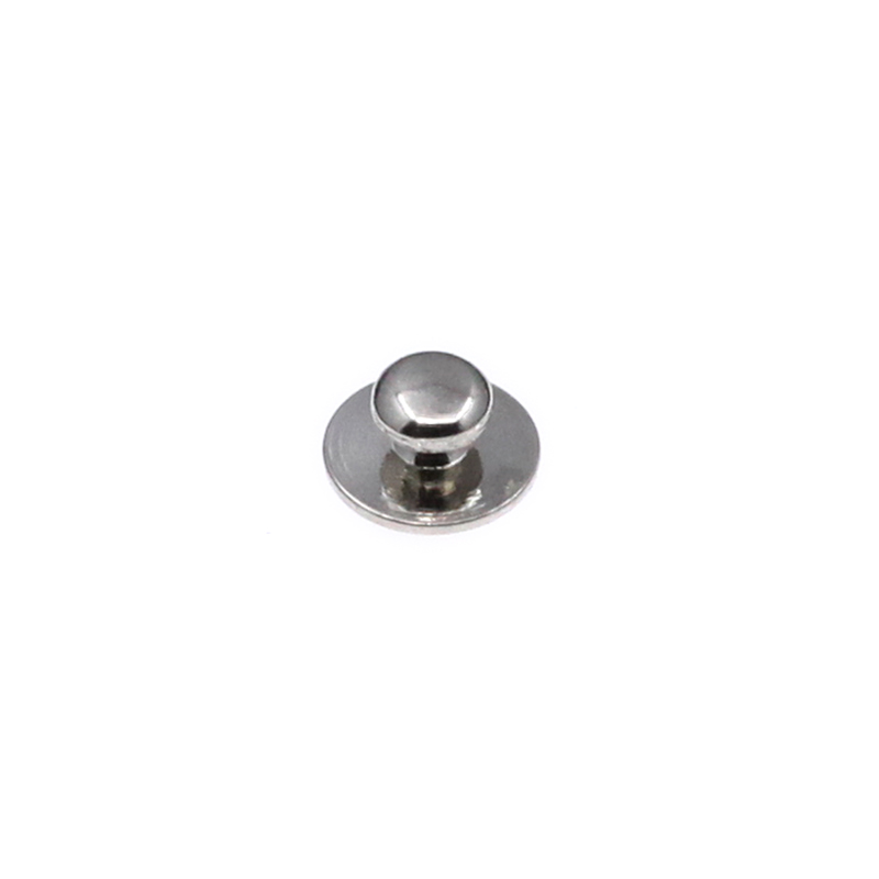 2 Years Shelf Life Metal Orthodontic Monoblock Round Base Lingual Button for Oral Bracket Treatment
