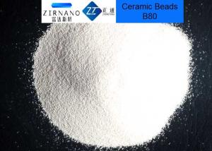China No Silicosis Zirconia Ceramic Blasting Media Zirconium Sand B80 / B100 on sale