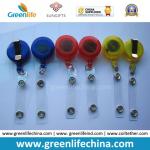 Hot Selling Round Solid Colors Yoyo ID Retractable Reels
