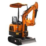 0.8 tons Mini Wheeled Excavator , XN08 Mini Excavator 7.0kw