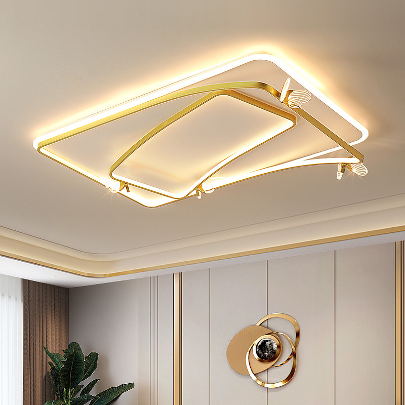 Modern living room luxury golden ceiling Lights simple home creative butterfly ceiling lamps(WH-MA-254)