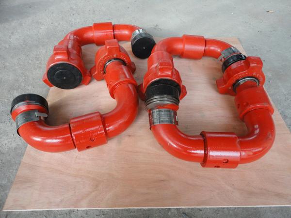 Integral Alloy Steel Pipe Fittings Chiksan Swivel Joint For Oil Well Cementing