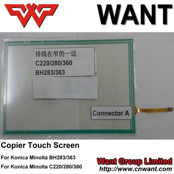 Touch Screen For Konica Minolta Bizhub C280 C220 C360 Copier,For Konica C220 C280 C360 LCD Panel,Touch Screen Parts
