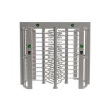 Full Height Turnstile SS304 Sliding Barrier Gates With IC Card Reader