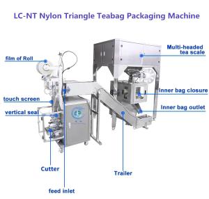 Wholesale Nylon Triangle Rose Flower Teabag Packaging Machine Tea Sachet Packing Machine from china suppliers
