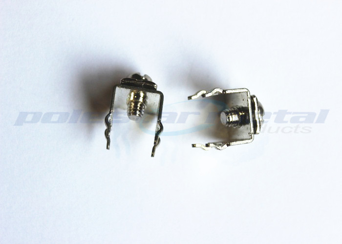 Steel DIN C1022 STR M3 M4 PC Board Screw Terminal With Cable Terminal Lugs