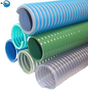 Wholesale High Pressure Clear Steel Wire Reinforced PVC Suction Hose from china suppliers