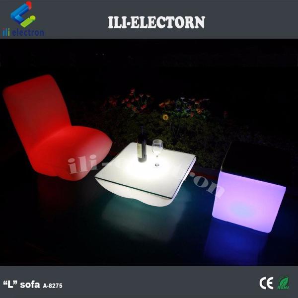 portable Outdoor patio square mini lighting table