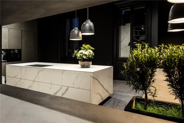 Sintered Stone SGS Family Room Cabinets Modern Modular Kitchen Cabinets