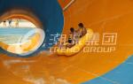 FRP Aqua Water Theme Parks For Adult / Customized Tornado Slide 16m Platform