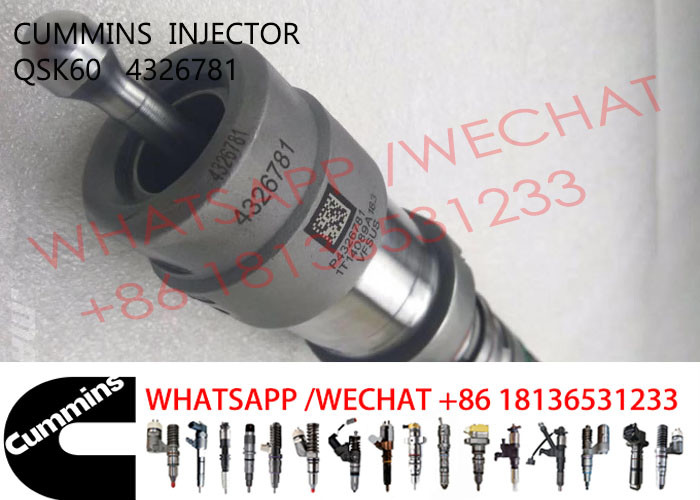 4326781 Diesel K60 Common Rail Injector 4087889 4902828 4002145 4087894 4088428 For Cummins
