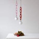 Nordic chandelier simple glass ball designer living room glass dining room