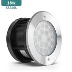 Underwater Outdoor Pool Lighting 6500K Waterproof IP68 18W SS316L
