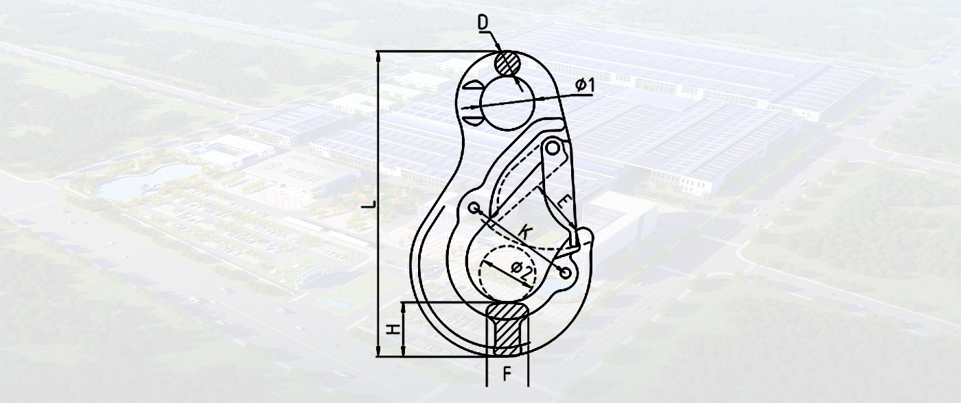 SLR175-G80 EYE SLING HOOK