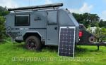60w Ultra Light Solar Panel Waterproof Semi Flexible Lightweight Camping Solar