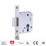 MLC103-55 Mortice Door Lock Double Throw Deadbolt In Solid Stainless Steel
